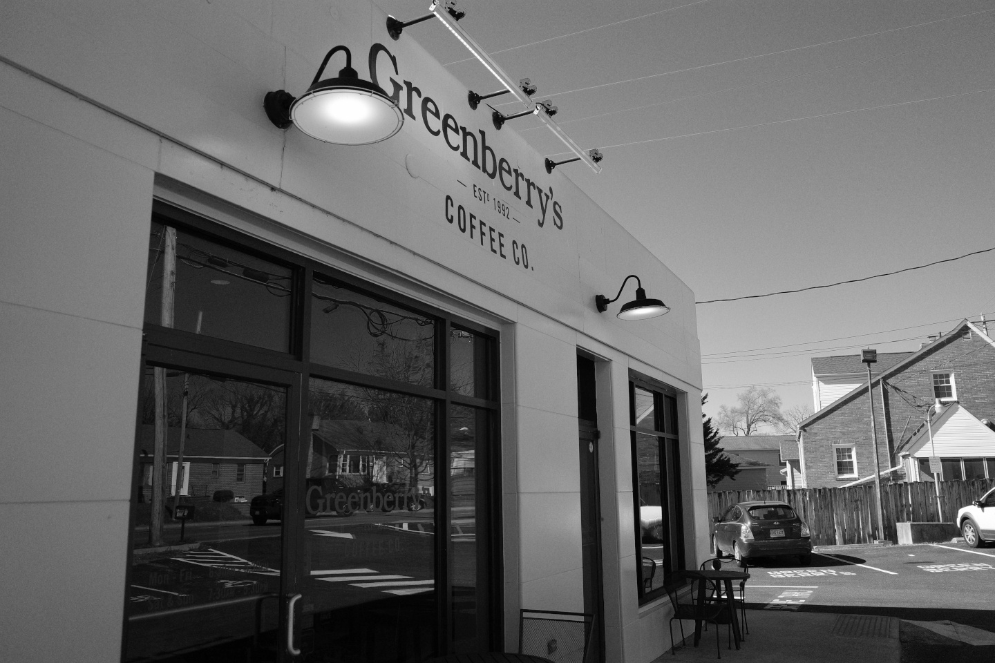 Greenberry's Coffee.